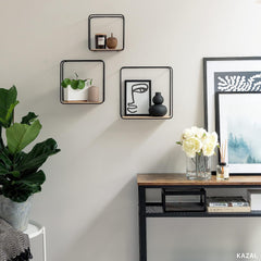 Punch-free Wall-mounted Iron Storage Folding Storage Rack