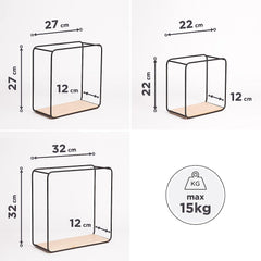 Punch-free Wall-mounted Iron Storage Folding Storage Rack
