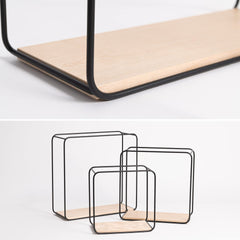 Punch-free Wall-mounted Iron Storage Folding Storage Rack
